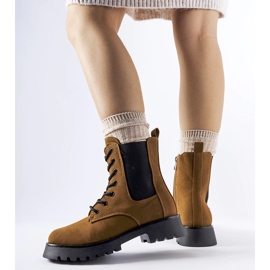 Botas marrons com sola Swinford enorme castanho 1