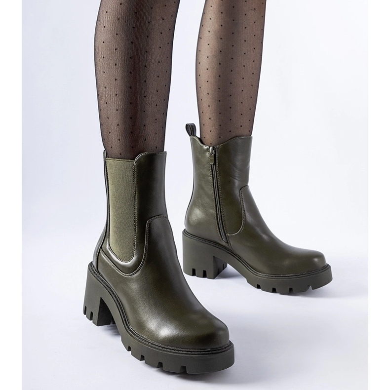 Botins Hattiesburg verdes escuros 1