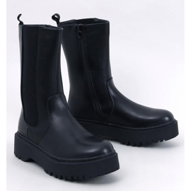 Botas Chelsea pretas com plataforma Stoute preto 1