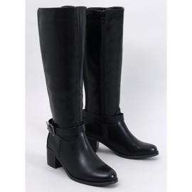 Botas pretas de salto alto Talboi preto 1