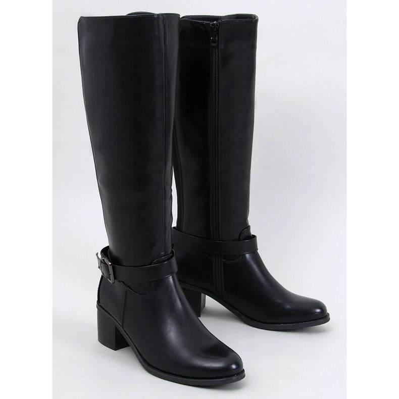 Botas pretas de salto alto Talboi preto 1