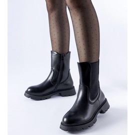 Botins clássicos Pleasanton com isolamento preto 1 Botins clássicos Pleasanton com isolamento preto 1