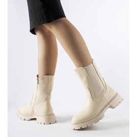 Botins clássicos Pleasanton com isolamento bege 1
