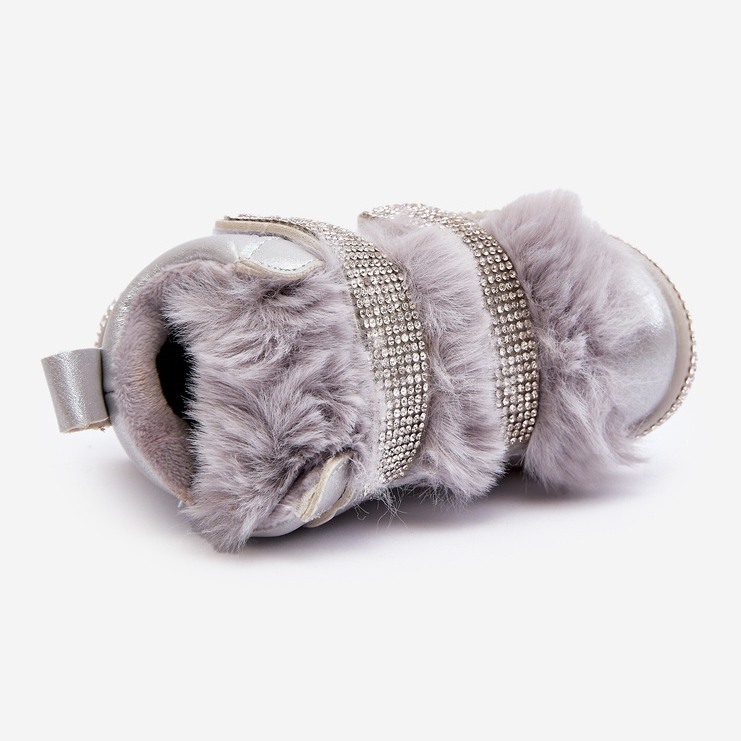 Botas de neve com isolamento Leela prata infantil 1 Botas de neve com isolamento Leela prata infantil 1