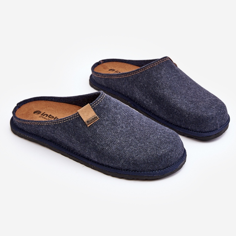 Chinelos preventivos masculinos Inblu SI000001 Azul marinho 1
