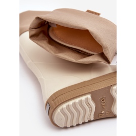 Lemigo Botas Wellington infantis Wave Gokids 983 com gola, bege 1