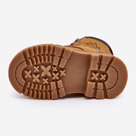 Botas infantis com isolamento Camel Walter castanho 2