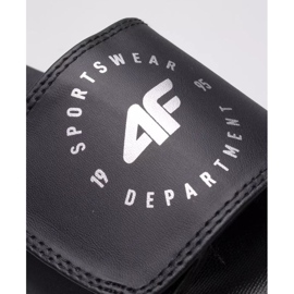 Chinelos esportivos femininos 4F 4FJSS23FFLIM080-21S preto 2