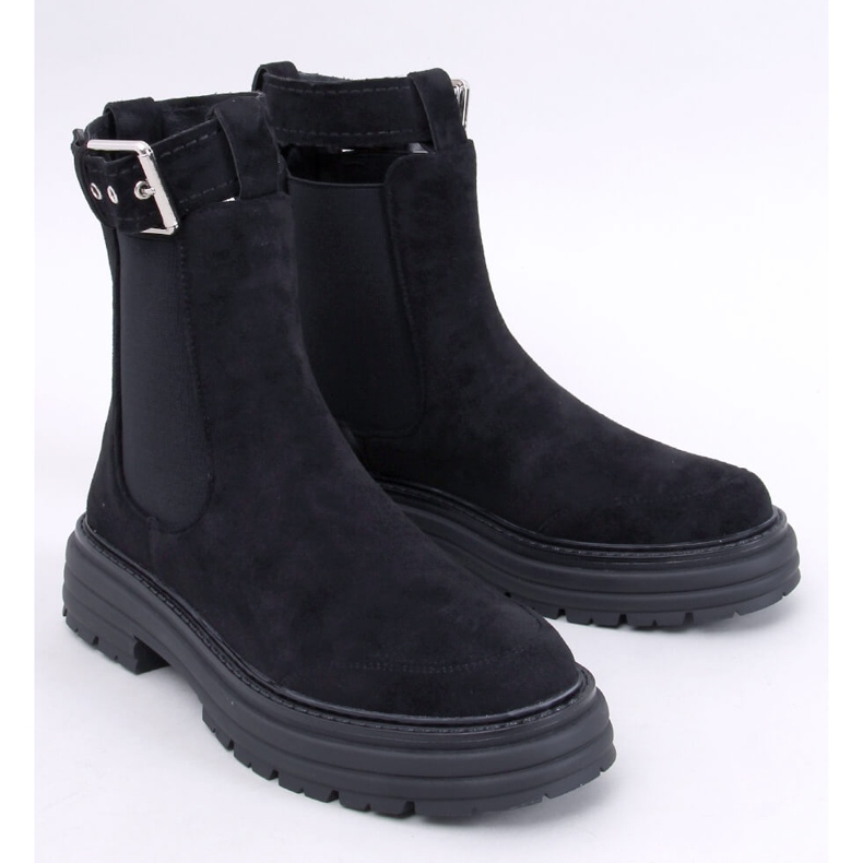 Botas Chelsea femininas Carls Black preto 1