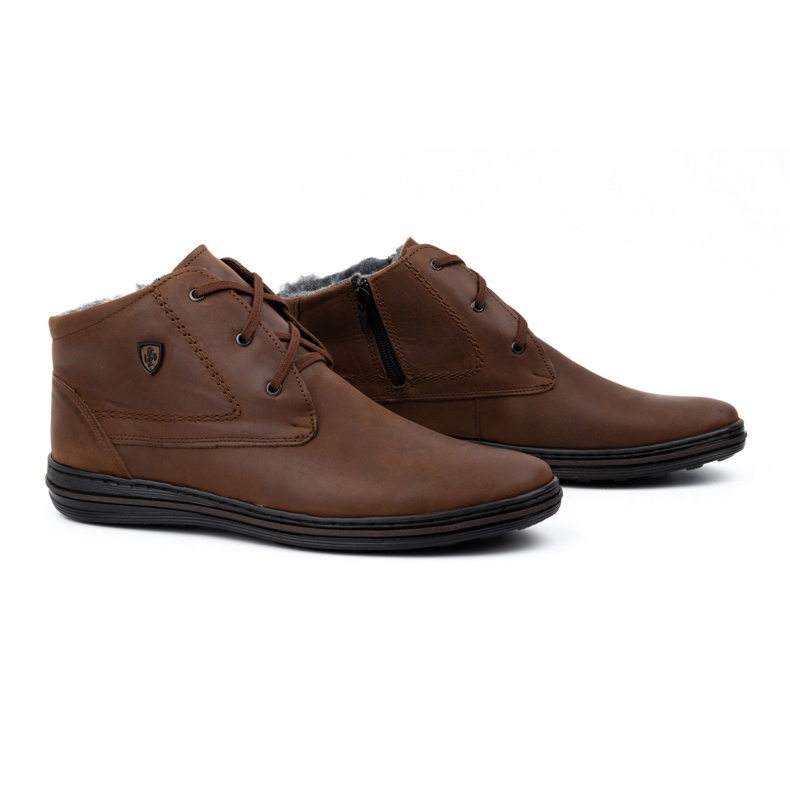 Polbut 339 botas masculinas marrons marrom 2