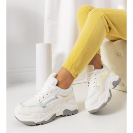 Tênis Gossett bege branco 1