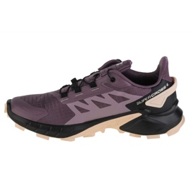 Tênis de corrida Salomon Supercross 4 W 472052 roxo 1