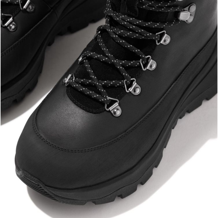 Botas de caminhada em tecido impermeável/camurça FitFlop Neo-D-Hyker W GP3-090 preto 1