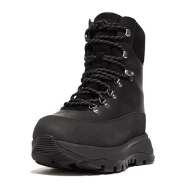 Botas de caminhada em tecido impermeável/camurça FitFlop Neo-D-Hyker W GP3-090 preto 5