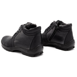 Polbut Botas de inverno masculinas pretas K9 preto 3