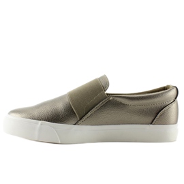 Tênis slip-on com borracha NB72P Gun Color amarelo 1 Tênis slip-on com borracha NB72P Gun Color amarelo 1