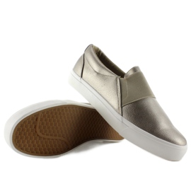 Tênis slip-on com borracha NB72P Gun Color amarelo 2