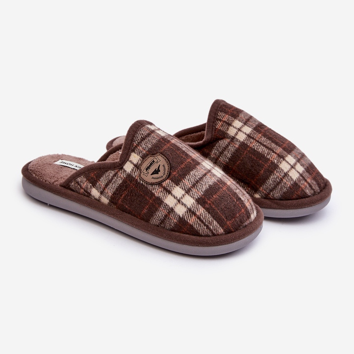 Chinelos Masculinos Marrons Kallile marrom 1
