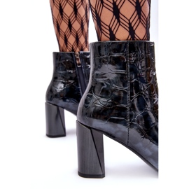 Botins envernizados S.Barski MR870-58 Azul marinho 3