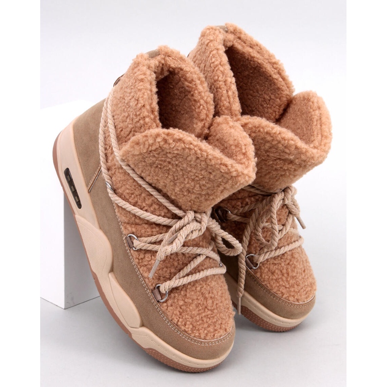 Botas de neve com isolamento Remal Khaki bege 1 Botas de neve com isolamento Remal Khaki bege 1