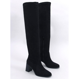 Hemmi Botas pretas de salto alto preto 1 Hemmi Botas pretas de salto alto preto 1