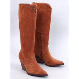 Botas de cowboy Russe Camel castanho 1 Botas de cowboy Russe Camel castanho 1