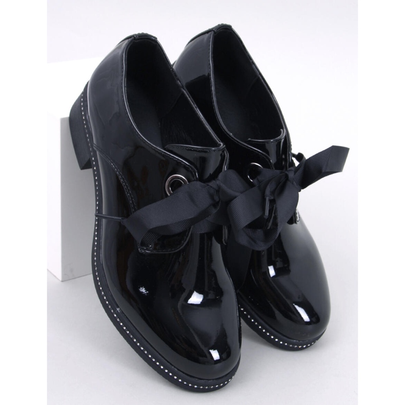 Mocassins patenteados Davia Black preto 1