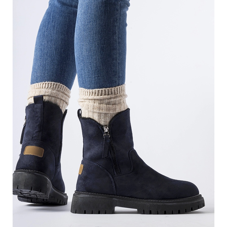 Botas com isolamento azul marinho da Prospect 1