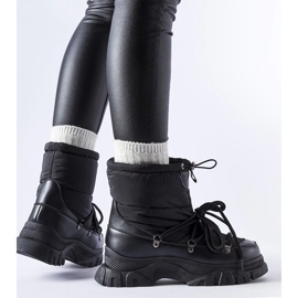 Botas de neve com isolamento preto Aubine 1