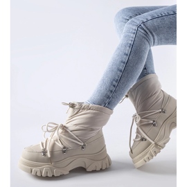 Botas de neve Aubine com isolamento bege 1