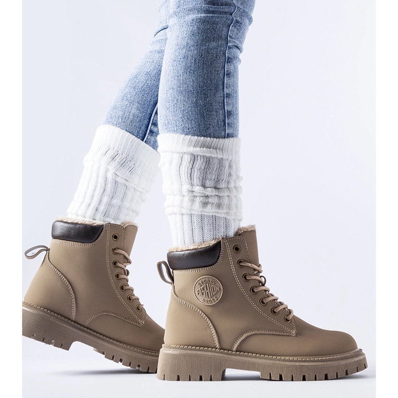 Botas Medole com isolamento marrom castanho 1