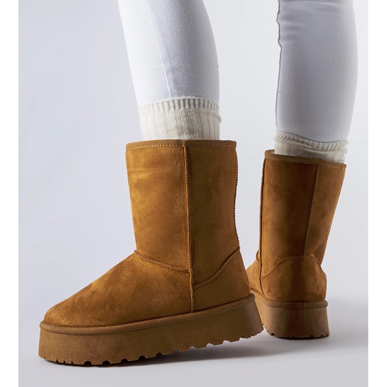 Botas de neve altas Summit castanhas marrom 1