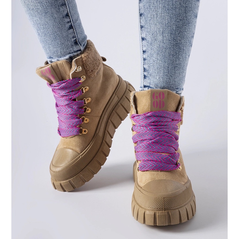 Tênis plataforma Ottiol com isolamento marrom 1