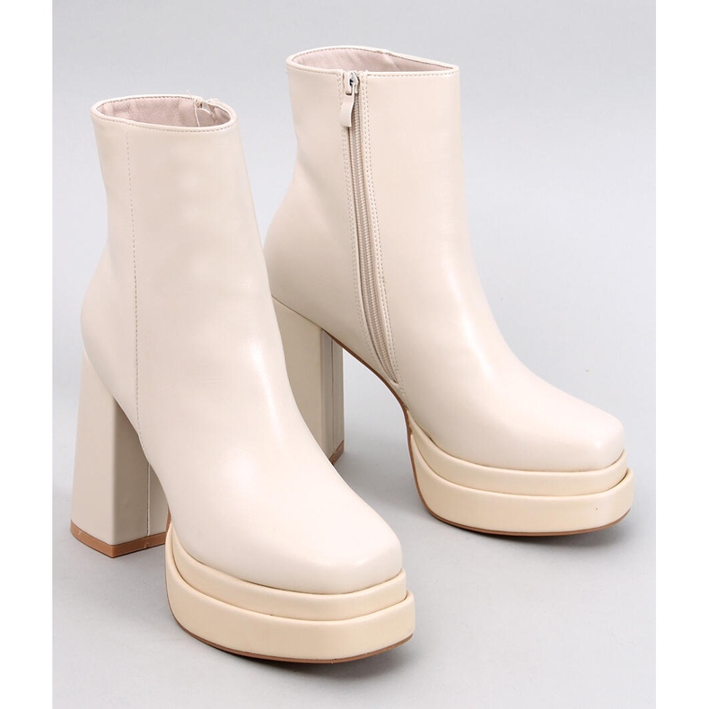 Botas plataforma confortáveis ​​Charokee Beige - 2ª qualidade bege 1