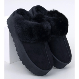 Chinelos de neve com plataforma Allod Black preto 1 Chinelos de neve com plataforma Allod Black preto 1