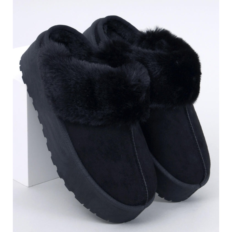 Chinelos de neve com plataforma Allod Black preto 1 Chinelos de neve com plataforma Allod Black preto 1