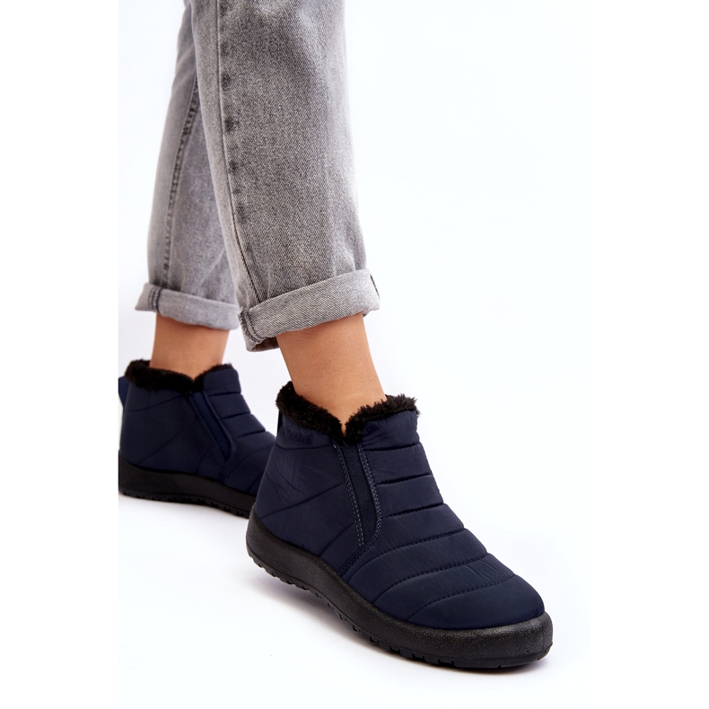 News Botas de neve azul marinho feminino 1