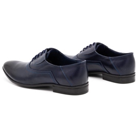 Olivier Sapatos formais masculinos 291 azul marinho 4