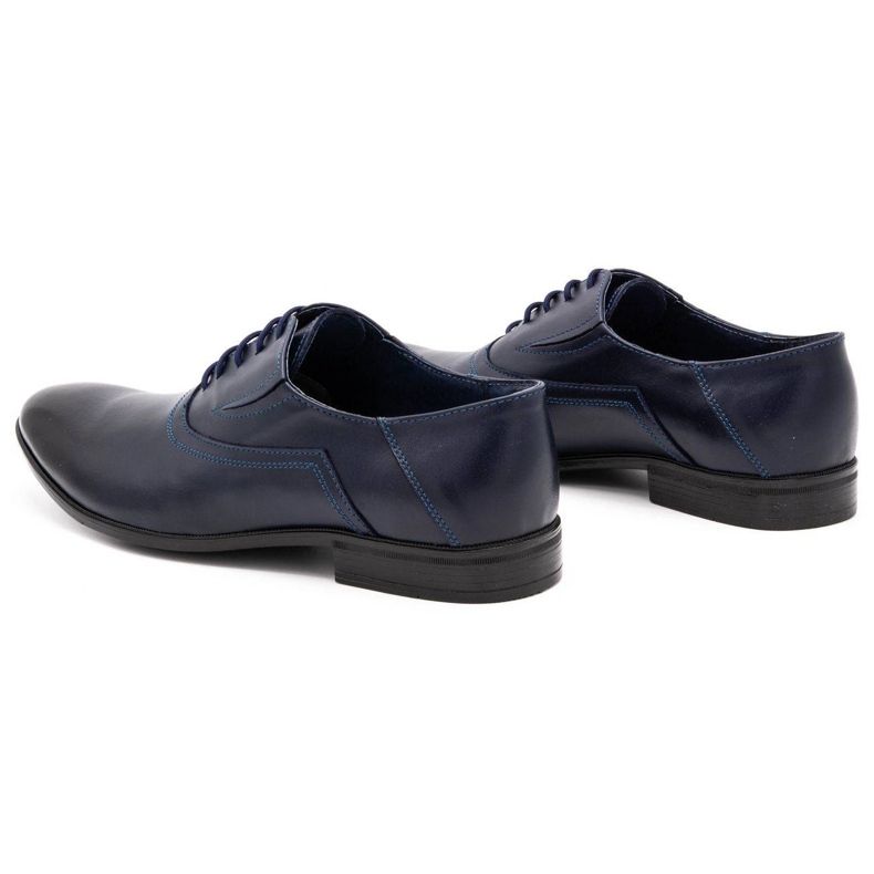Olivier Sapatos formais masculinos 291 azul marinho 4