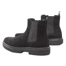Sapatos Calvin Klein Jeans Lug Mid Chelsea M YM0YM00271 preto 1