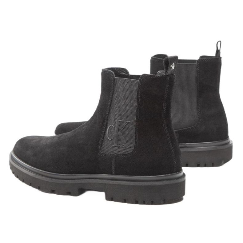 Sapatos Calvin Klein Jeans Lug Mid Chelsea M YM0YM00271 preto 1