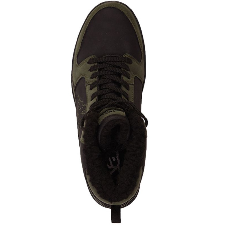 Sapatos de pele da linha Kappa 243374 3111 verde 1