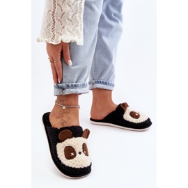 Chinelos femininos quentes pretos Priseth 2