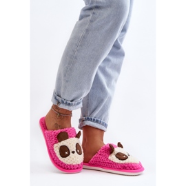 Chinelos femininos quentes rosa Priseth 1