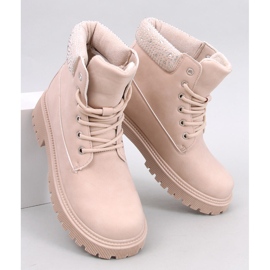 Botas isoladas femininas Leode Beige bege 1