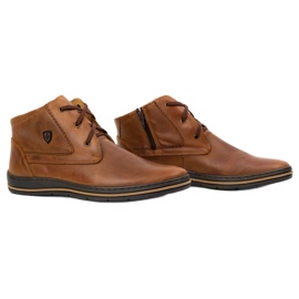 Polbut 339 sapatos masculinos marrons castanho 3