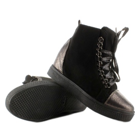 Tênis com correntes R72 Preto 2 Tênis com correntes R72 Preto 2