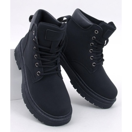 Botas de madeira femininas Kellers Black preto 1