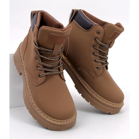 Botas femininas de madeira Kellers Coffee castanho 1