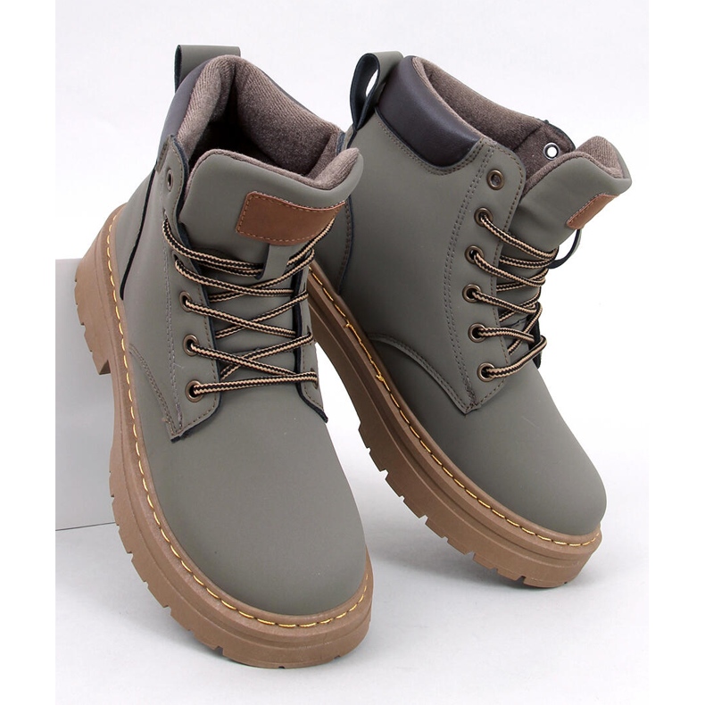 Botas femininas de madeira Kellers Green verde 1